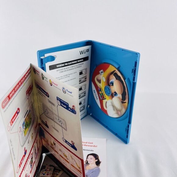 Nintendo Wii U Super Mario 3D World Complete With Manual Tested Working - Picture 12 of 14